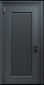 Входная термодверь с металлофиленкой и порошковым напылением RAL 7021 (тип №2)